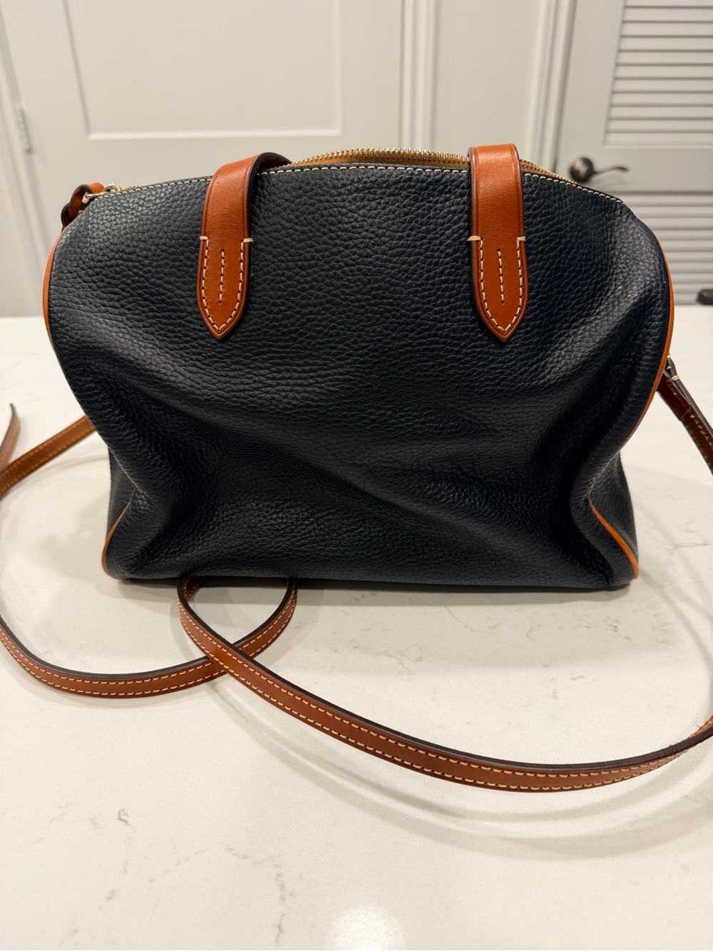 Dooney & Bourke Pebble Grain Olivia Satchel - Picture 5 of 12